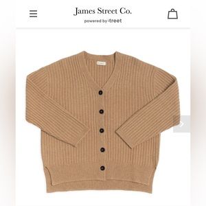 ISO James Street Co. Ribbed Cardigan in camel. size small or medium:)